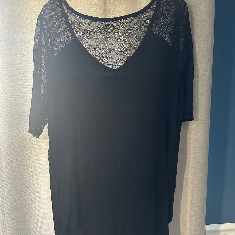 Torrid Black Super Soft Knit Top